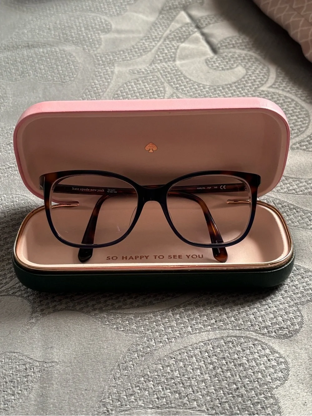 kate spade Blue and Tortoiseshell Women's Eyeglasses